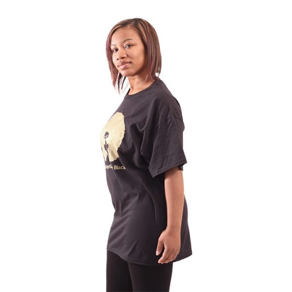 Unapologetically Black T-Shirt: BLACK - Image 2